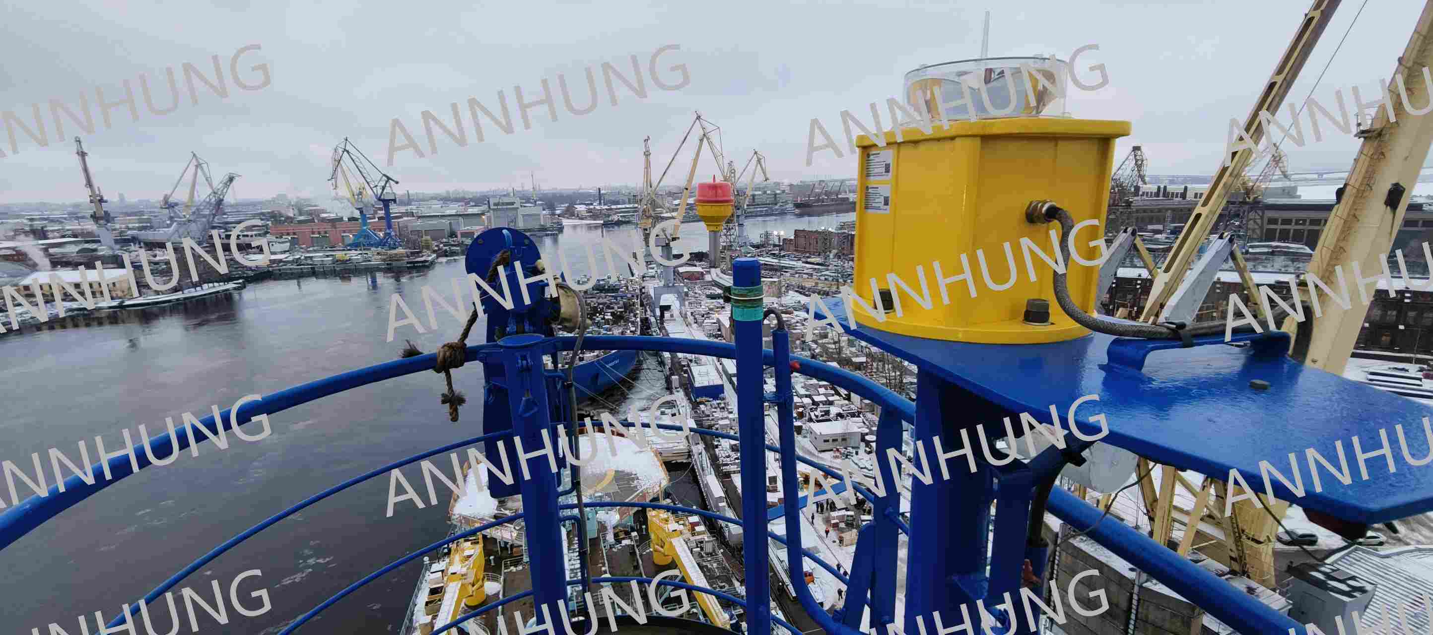 последний случай компании о Helideck Lighting Case: AH-HP-I, AH-HP-F1, AH-HP-B1 & AH-LI-B2 System on Ship Deck