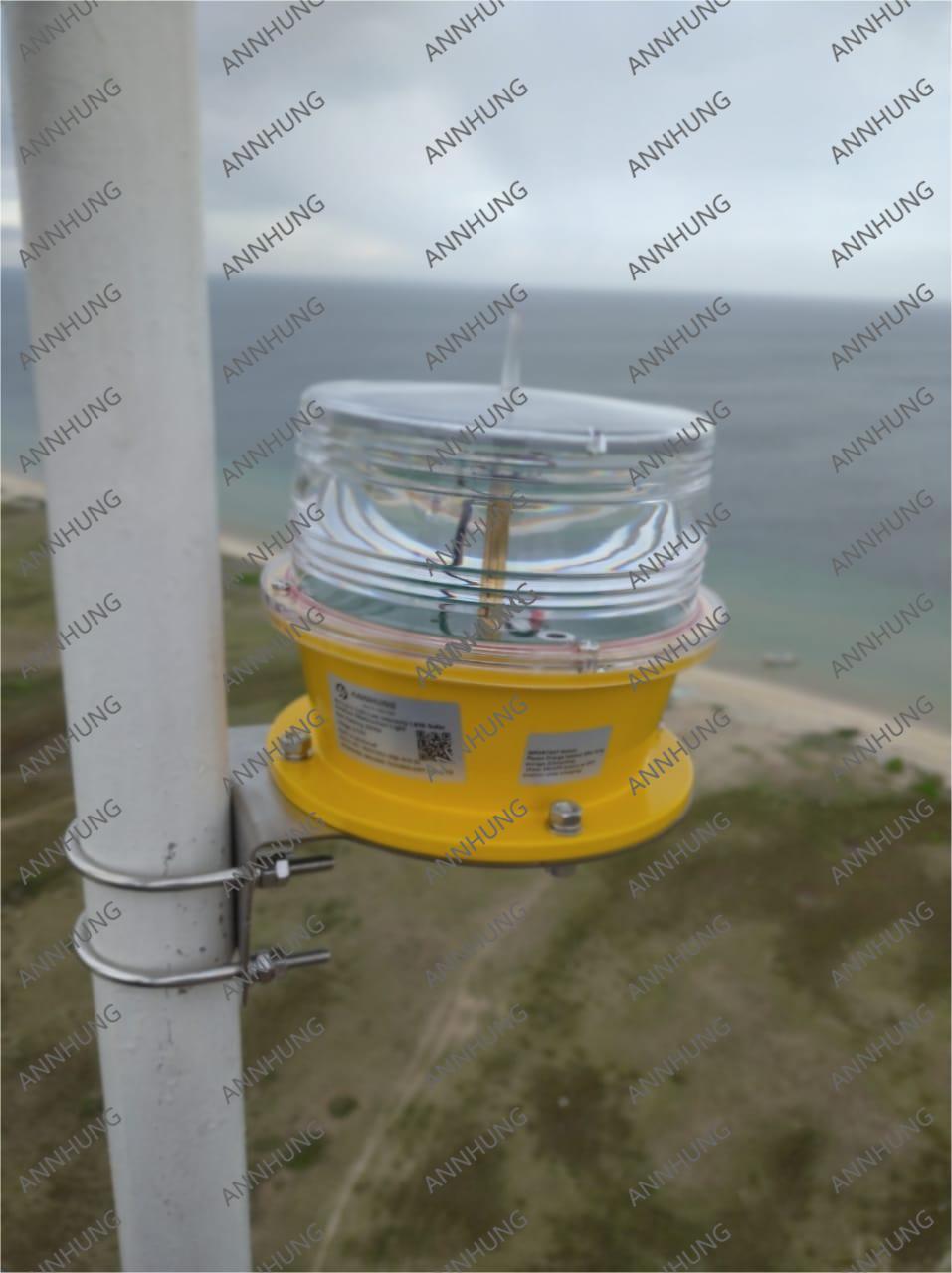 последний случай компании о Solar Marine Lantern Installation Case: AH-LS-C IP68 IALA Navigation Lights